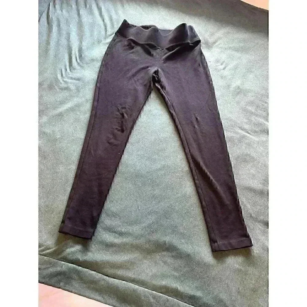 CHAUS NY Black womans riding leggings Size small classic casual wide band - Picture 2 of 3